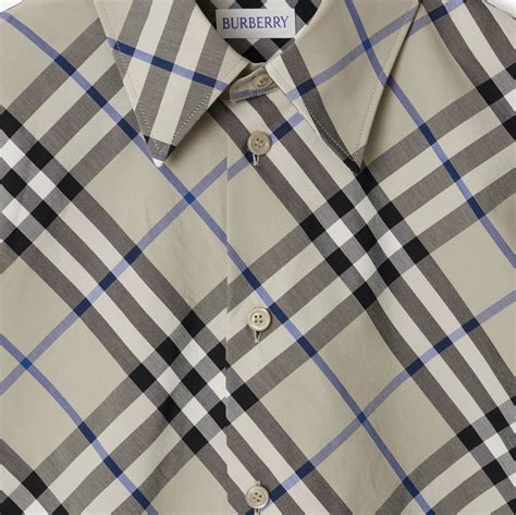 burberry shirt wish|Relaxed Fit Check Cotton Shirt in Husk .